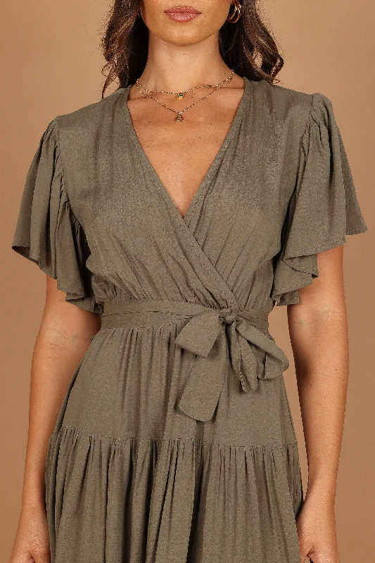 Barker Dress - Olive