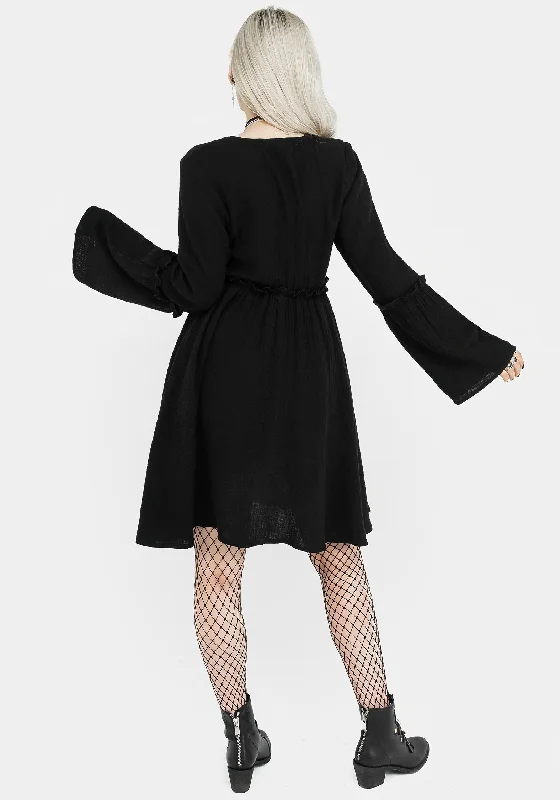 Aradia Embroidered Mini Dress