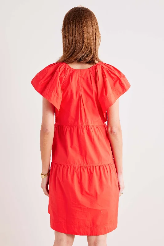 Caitlyn Dress- Tomato