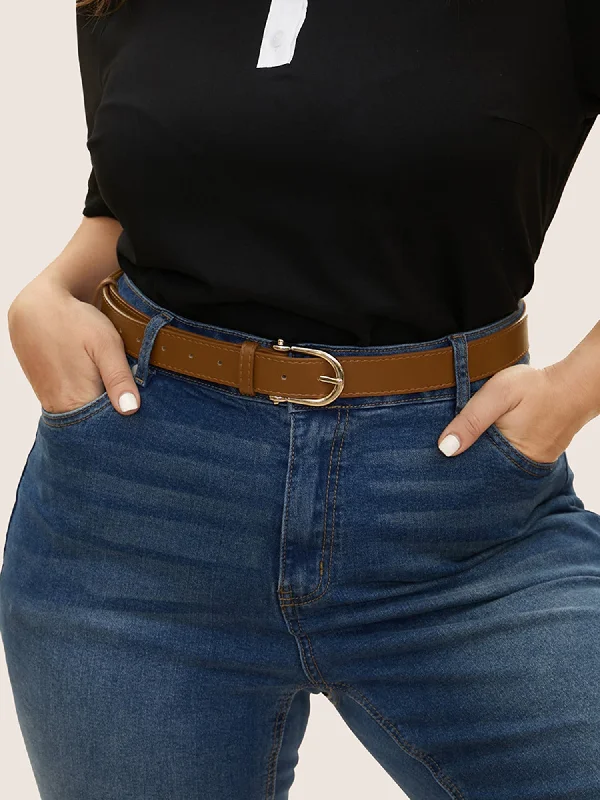 Casual Metal Buckle Belt