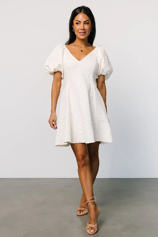 Eulalie Mini Dress | Cream