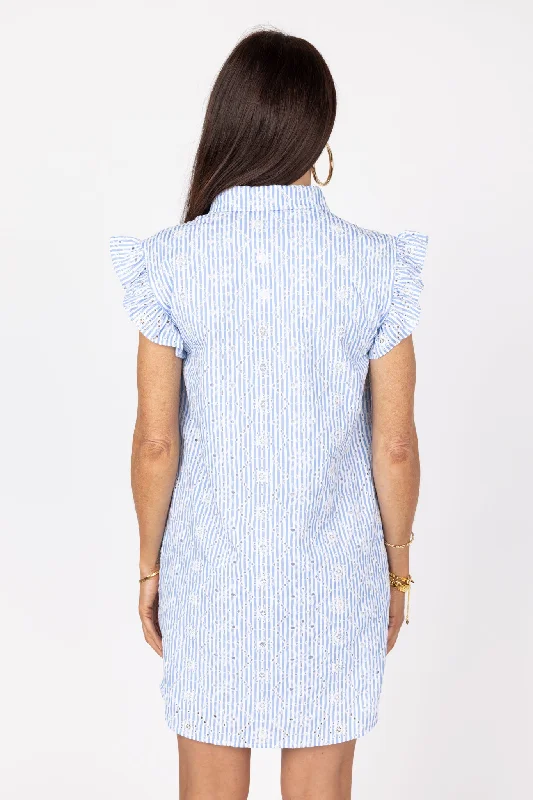 Gentry Dress- Blue