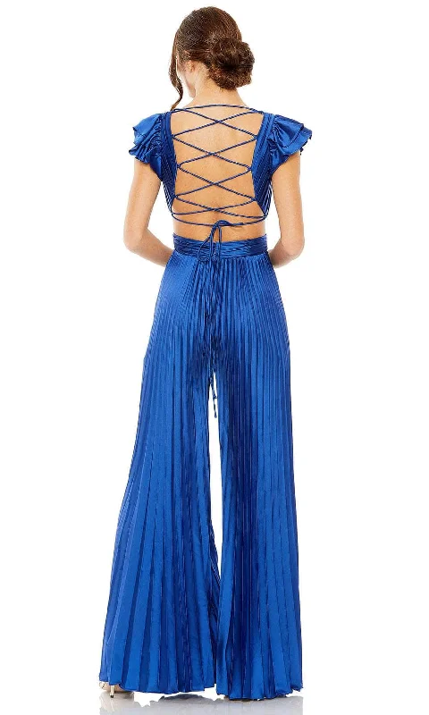 Ieena Duggal 27361 - Strappy Back Pleated Jumpsuit