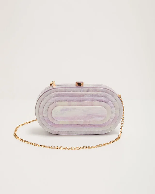 Juliette Acrylic Hard Case Clutch