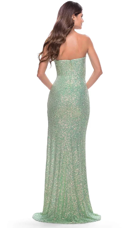 La Femme 31355 - All-Over Sequin Sheath Evening Dress