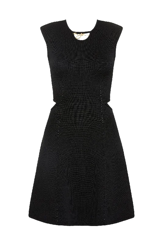 Lena Cut Out Knit Mini Dress