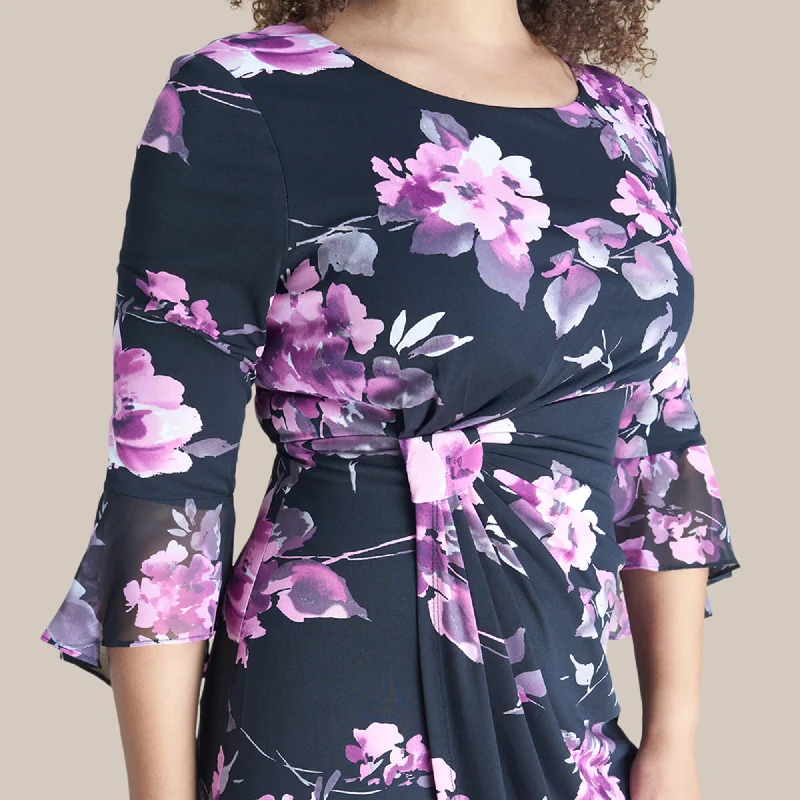 Lisa 2.0 Lilac Faux Wrap Dress