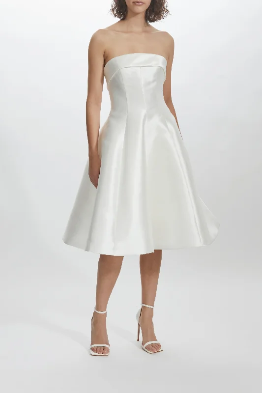 Mikado Strapless Dress