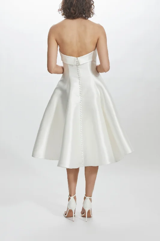 Mikado Strapless Dress