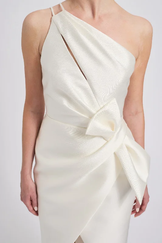 Mikado One-Shoulder Dress