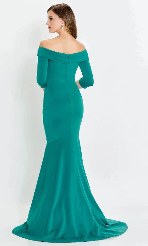 Montage by Mon Cheri M540 - Quarter Sleeve Mermaid Evening Gown