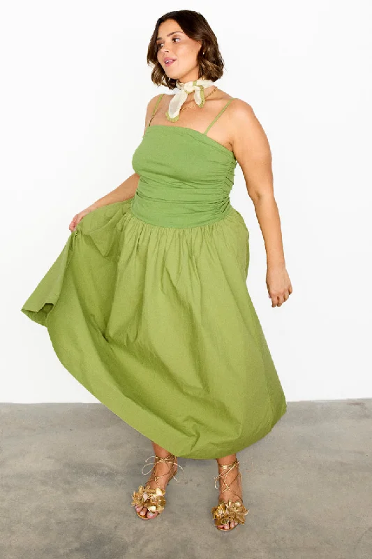 Olive Lola Mid-axi Dress