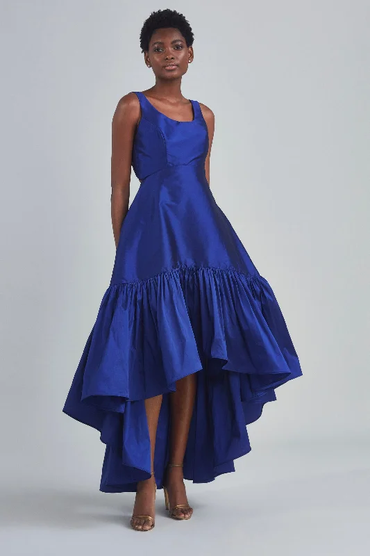 Taffeta High-Low Dress