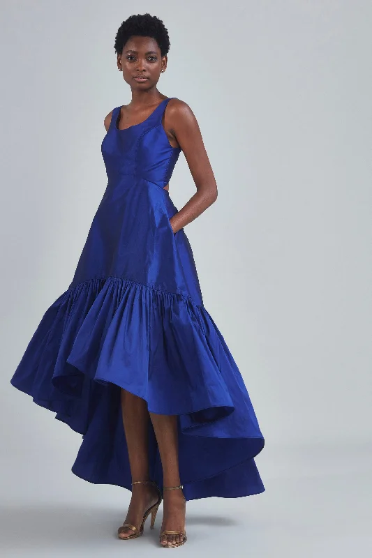 Taffeta High-Low Dress