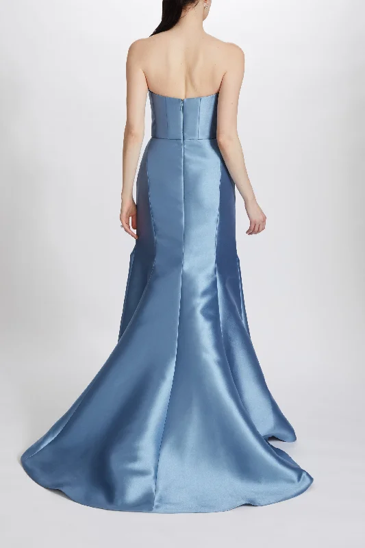 Mikado Strapless Gown