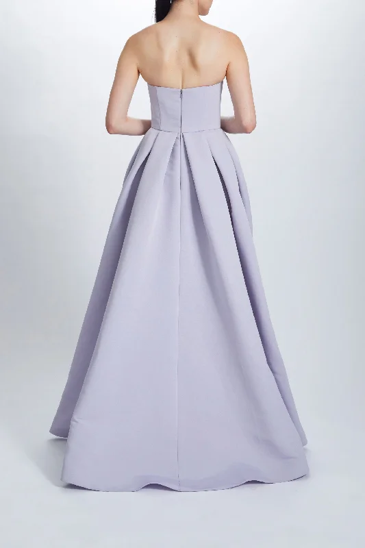 Faille Tea-Length Dress