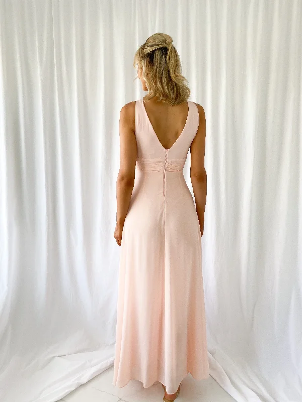 Jumpsuit with a cape - Light Pink