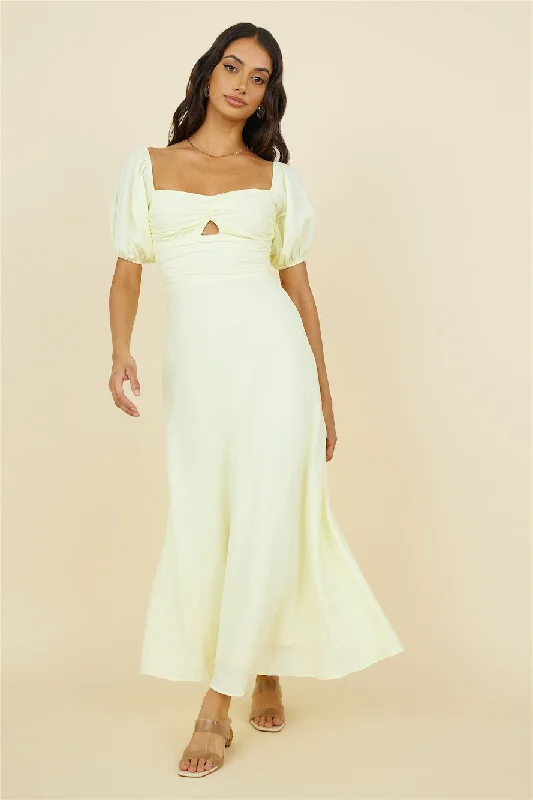 Celebration Of Us Maxi Dress Yellow