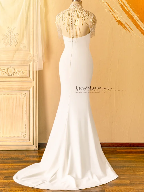 ANYA / Fitted Wedding Dress with Amazing Beading Detail