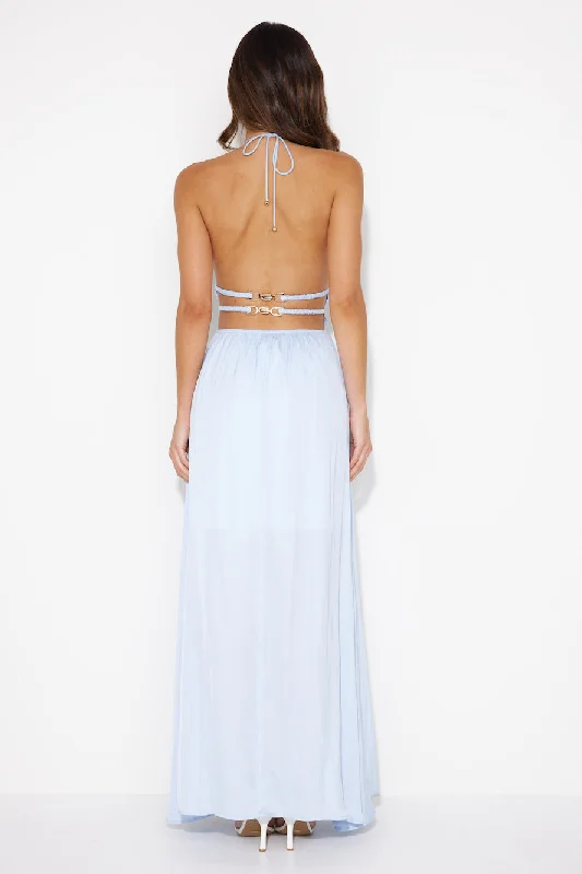 In The Maldives Maxi Dress Blue