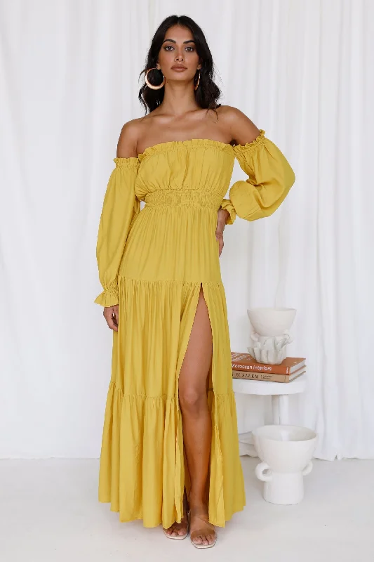 SEVEN WONDERS Loreli Maxi Dress Yellow