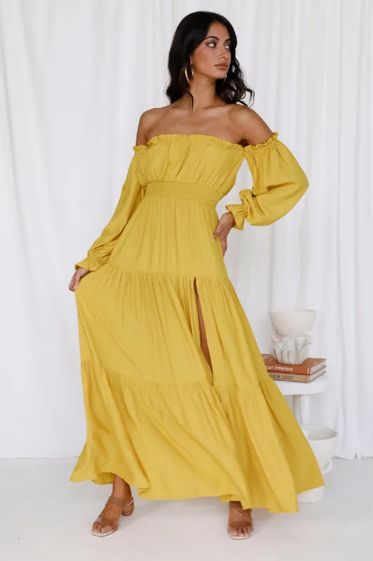 SEVEN WONDERS Loreli Maxi Dress Yellow