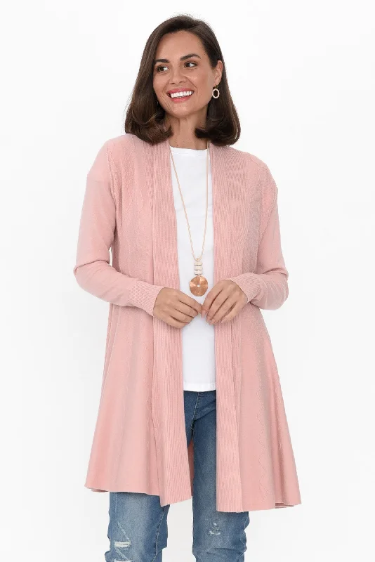 Kansas Blush Knit Cardigan