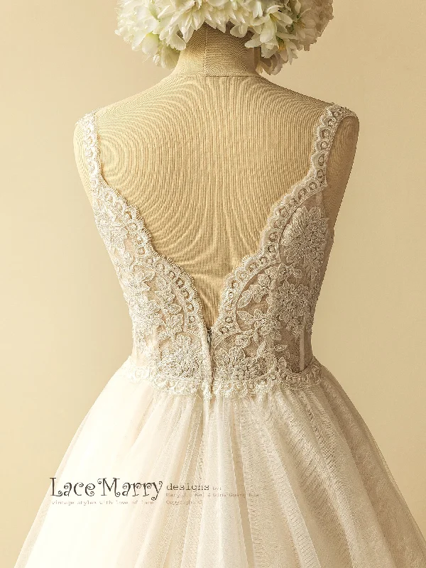 Princess Corset Wedding Dress with Sweetheart Top