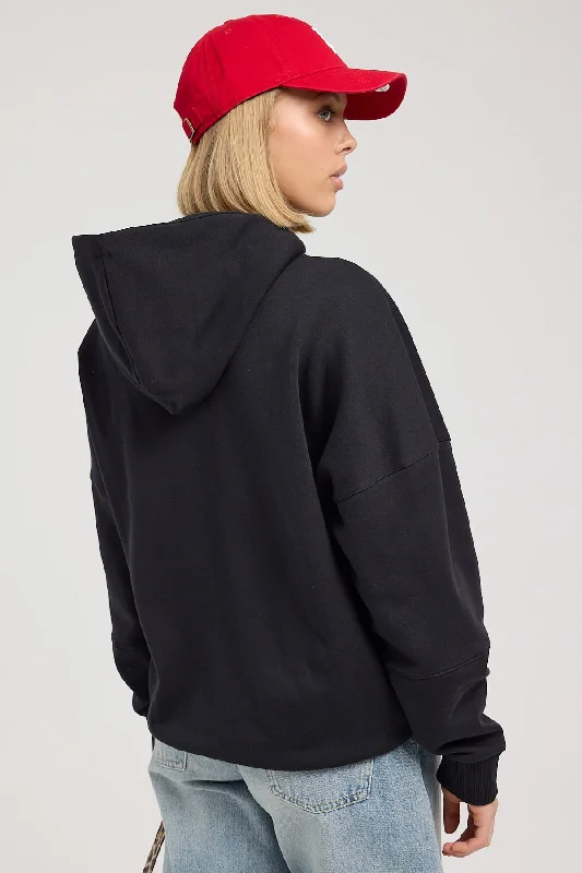 Reebok Lux Oversized Hoodie Black