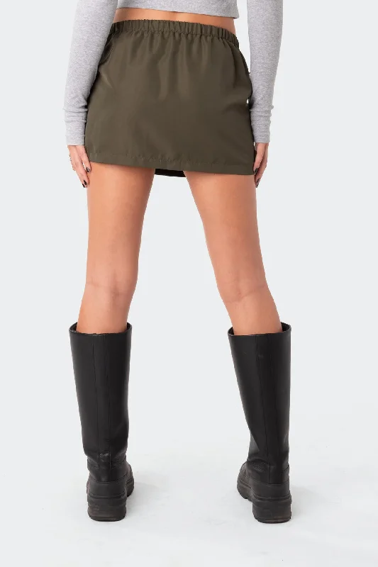 Delta Cargo Mini Skirt