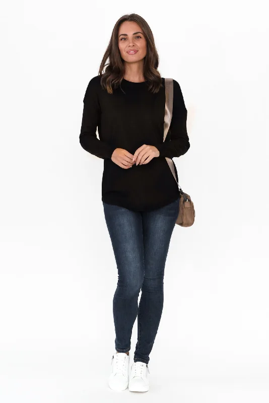 Sophie Black Knit Jumper