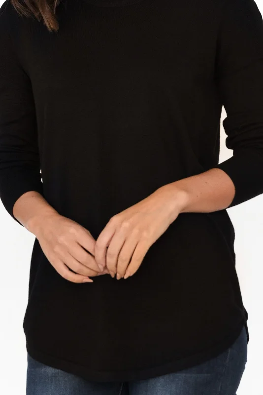 Sophie Black Knit Jumper