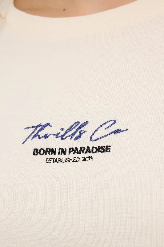 Thrills Signature Mini Tee Heritage White