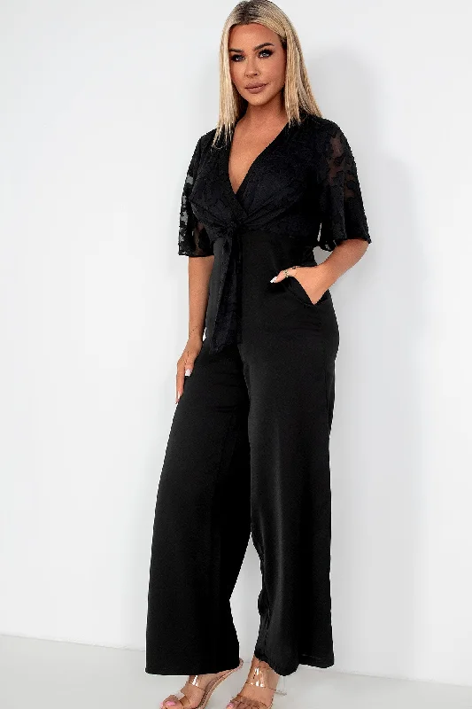 Girl In Mind Viola Black Jumpsuit