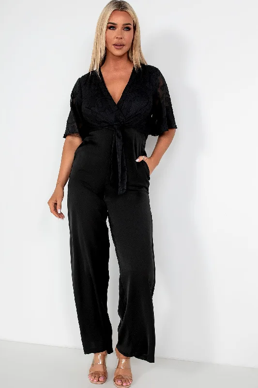 Girl In Mind Viola Black Jumpsuit