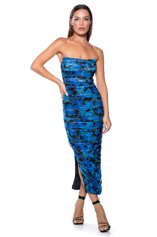 RYLEE RUCHED MAXI DRESS