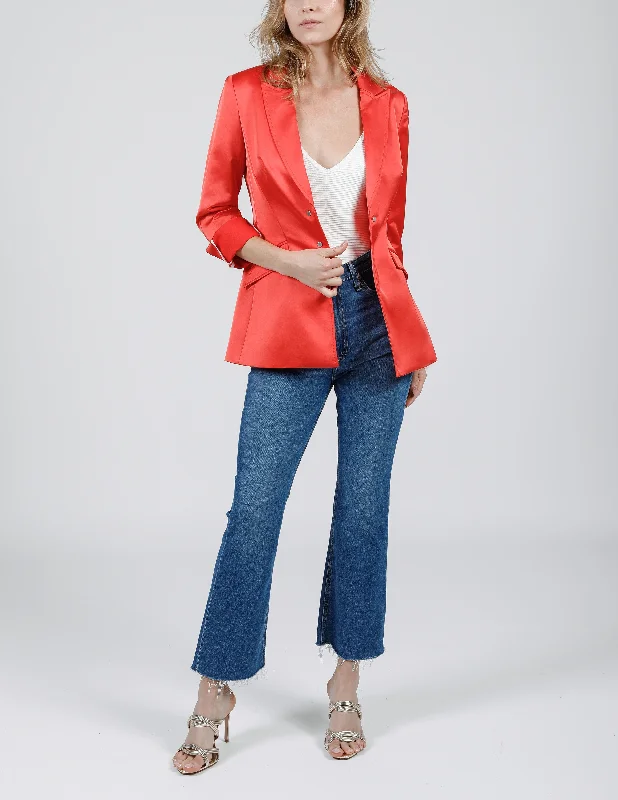 New Discounts Just Dropped!STRETCH SATIN JACKET