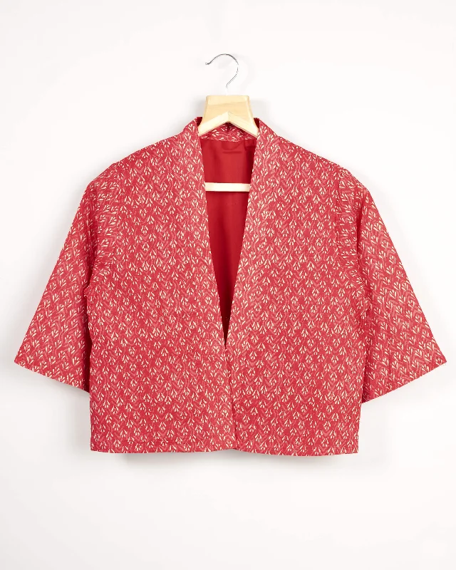 Time to Snag a Bargain!Pink Abstract Kimono Jacket