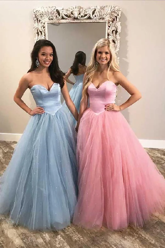 Your Exclusive Offer Awaits!Ball Gown Sweetheart Blue/Pink Prom Dress Party Dress  PG623