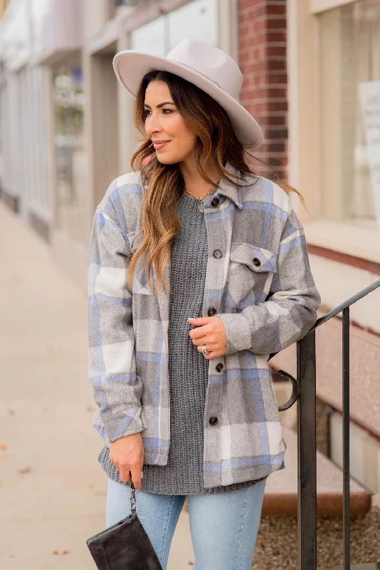 One Day Only – Huge Savings!Bonfire Ready Plaid Shacket