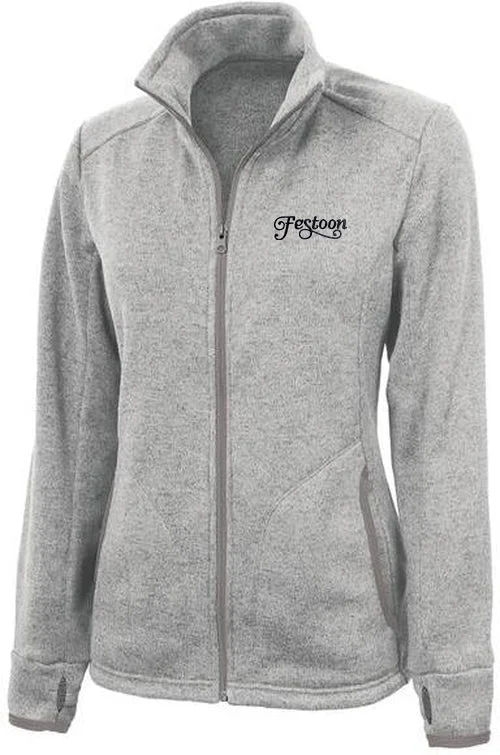 Best Deals Just for You!Charles River Ladies Heathered Fleece Jacket