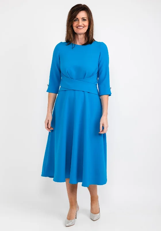 Limited Stock Available!Claudia C Klee A-Line Maxi Dress, Blue
