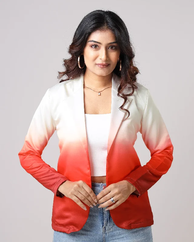More Discounts, More Joy!Designer Ombre Front Pocket Jacket For Women