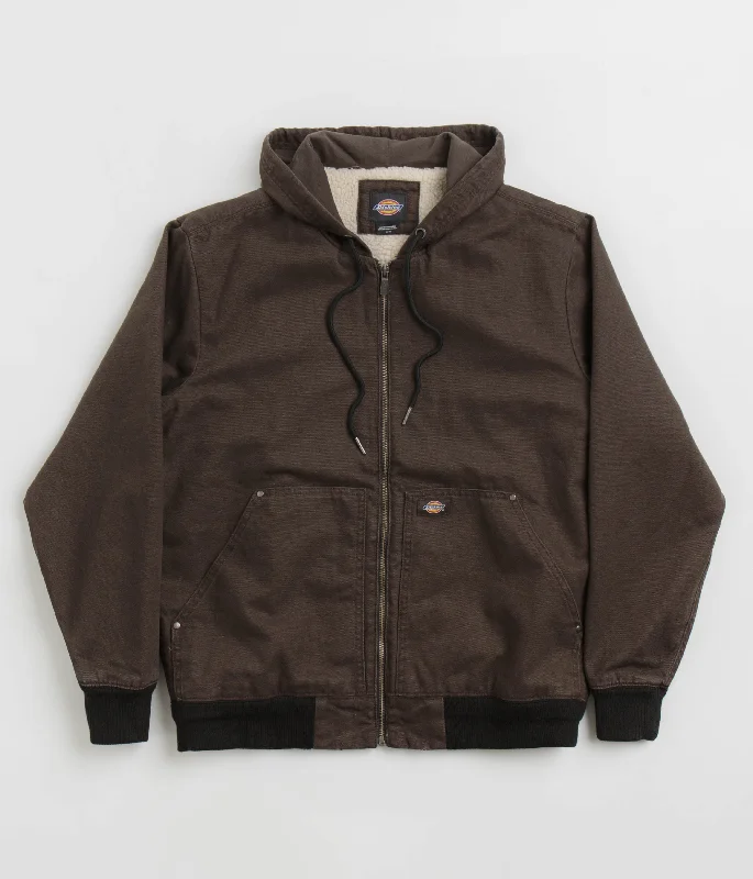 Don’t Wait – Shop Today!Dickies Hooded Duck Canvas Jacket - Dark Brown