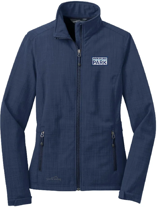 Don't Miss Out!Eddie Bauer Ladies Shaded Crosshatch Soft Shell Jacket