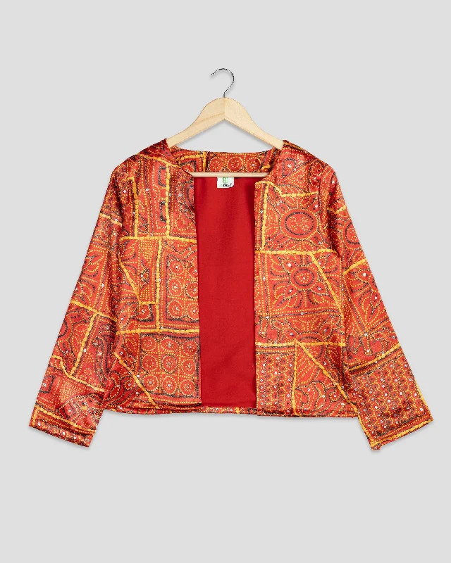 Only a Few Left – Order Now!Exclusive Designer Gamthi Jacket For Women