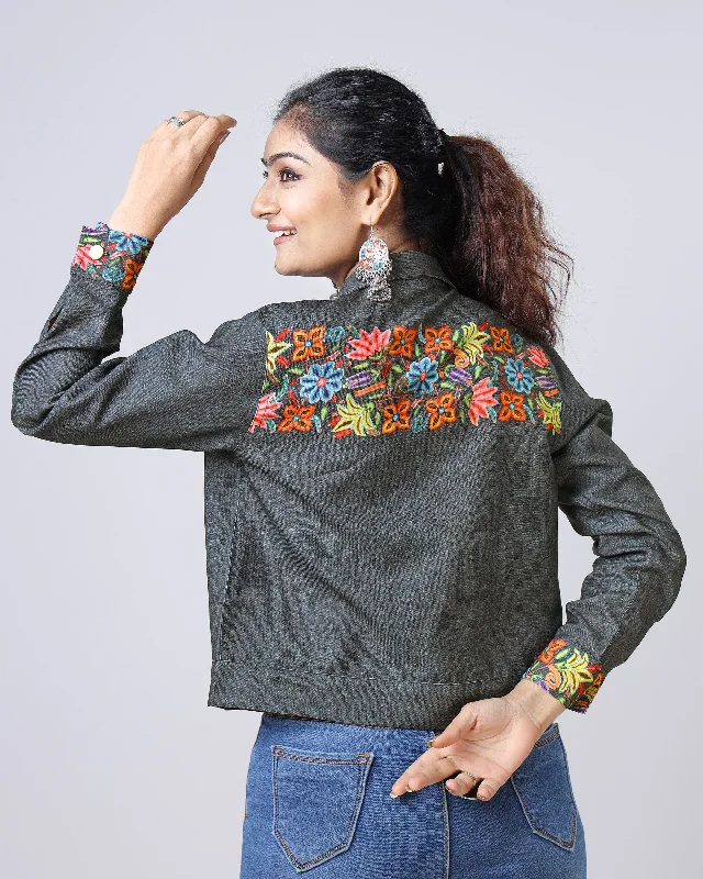 Incredible Savings Inside!Festival Flair: Elegant Matte Fancy Jacket