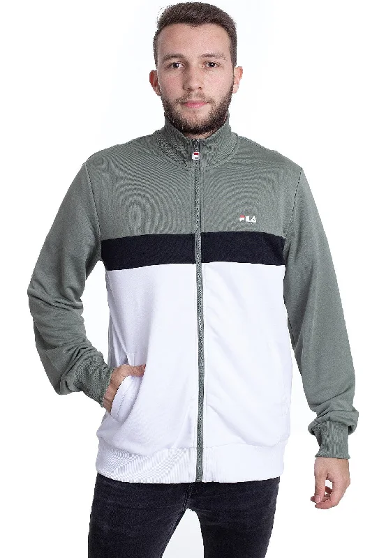 The Best Offers Are Here!Fila - Sanga Sea Spray/Bright White/Black - Track Jacket