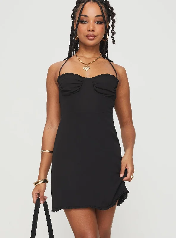 Save Up to 50% Off!Fusilloni Mini Dress Black