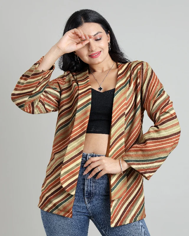 Special Discounts Inside!Jet Set Stripes: Women's Pashmina Jacket